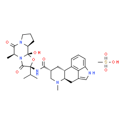 ChemSpider 2D Image | Ergoloid mesylate | C30H41N5O8S