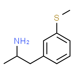 ChemSpider 2D Image | 1-[3-(Methylsulfanyl)phenyl]-2-propanamine | C10H15NS