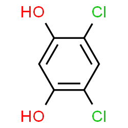 ChemSpider 2D Image | 4,6-dichlororesorcinol | C6H4Cl2O2