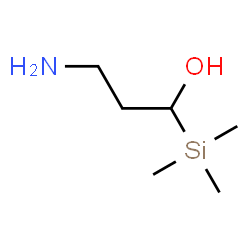 ChemSpider 2D Image | 3-Amino-1-(trimethylsilyl)-1-propanol | C6H17NOSi