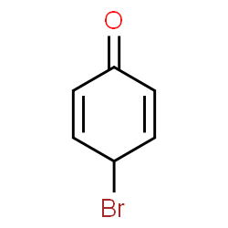 ChemSpider 2D Image | 4-Bromo-2,5-cyclohexadien-1-one | C6H5BrO