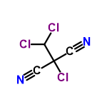 InChI=1/C4HCl3N2/c5-3(6)4(7,1-8)2-9/h3H