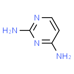 ChemSpider 2D Image | diaminopyrimidine | C4H6N4