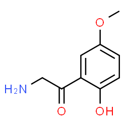 ChemSpider 2D Image | 2-Amino-1-(2-hydroxy-5-methoxyphenyl)ethanone | C9H11NO3
