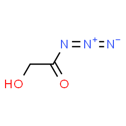 ChemSpider 2D Image | Hydroxyacetyl azide | C2H3N3O2