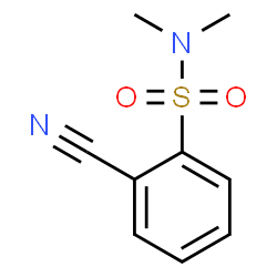 ChemSpider 2D Image | 2-Cyano-N,N-dimethylbenzenesulfonamide | C9H10N2O2S