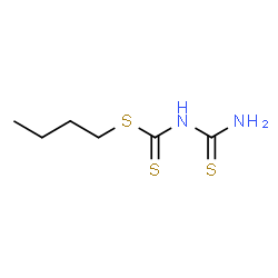 ChemSpider 2D Image | Butyl carbamothioylcarbamodithioate | C6H12N2S3