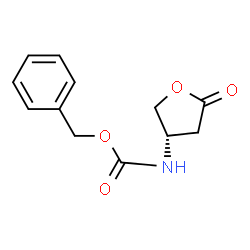 ChemSpider 2D Image | (S)-Benzyl (5-oxotetrahydrofuran-3-yl)carbamate | C12H13NO4