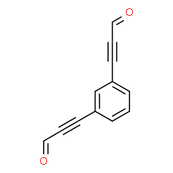 ChemSpider 2D Image | 3,3'-(1,3-Phenylene)bis(2-propynal) | C12H6O2