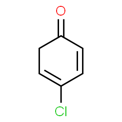 ChemSpider 2D Image | 4-Chloro-2,4-cyclohexadien-1-one | C6H5ClO