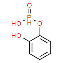 ChemSpider 2D Image | 2-Hydroxyphenyl hydrogen phosphonate | C6H7O4P