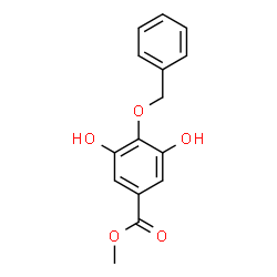 ChemSpider 2D Image | Methyl 4-(benzyloxy)-3,5-dihydroxybenzoate | C15H14O5