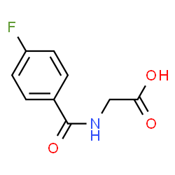 ChemSpider 2D Image | 4-fluorohippuric acid | C9H8FNO3