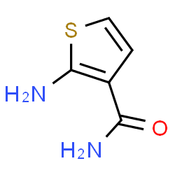 ChemSpider 2D Image | 2-Amino-3-thiophenecarboxamide | C5H6N2OS
