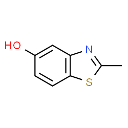 ChemSpider 2D Image | 2-METHYL-5-BENZOTHIAZOLOL | C8H7NOS