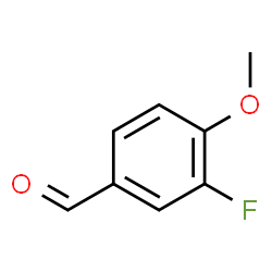 ChemSpider 2D Image | 3-Fluoro-4-methoxybenzaldehyde | C8H7FO2