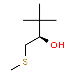 ChemSpider 2D Image | (2R)-3,3-Dimethyl-1-(methylsulfanyl)-2-butanol | C7H16OS
