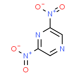 ChemSpider 2D Image | 2,6-Dinitropyrazine | C4H2N4O4