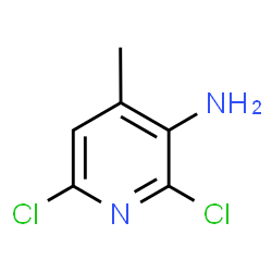 ChemSpider 2D Image | 2,6-Dichloro-4-methyl-3-pyridinamine | C6H6Cl2N2