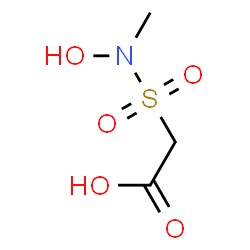 ChemSpider 2D Image | [Hydroxy(methyl)sulfamoyl]acetic acid | C3H7NO5S
