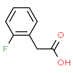 ChemSpider 2D Image | 2-fluorophenylaceticacid | C8H7FO2