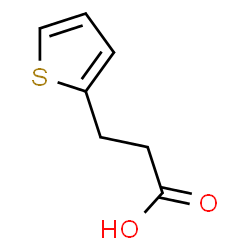 ChemSpider 2D Image | 2-Thiophenepropionic acid | C7H8O2S