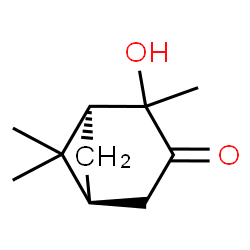 ChemSpider 2D Image | (1S,5S)-2-Hydroxy-2,6,6-trimethylbicyclo[3.1.1]heptan-3-one | C10H16O2