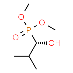 ChemSpider 2D Image | Dimethyl [(1S)-1-hydroxy-2-methylpropyl]phosphonate | C6H15O4P