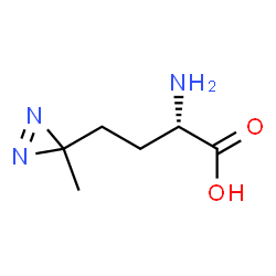 ChemSpider 2D Image | (2S)-2-Amino-4-(3-methyl-3H-diaziren-3-yl)butanoic acid | C6H11N3O2