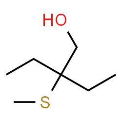ChemSpider 2D Image | 2-Ethyl-2-(methylsulfanyl)-1-butanol | C7H16OS