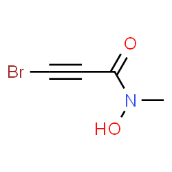 ChemSpider 2D Image | 3-Bromo-N-hydroxy-N-methyl-2-propynamide | C4H4BrNO2