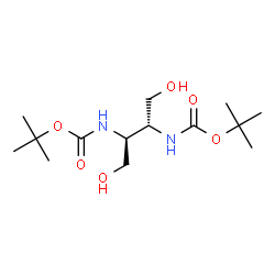 ChemSpider 2D Image | 2-Methyl-2-propanyl [(2R,3S)-1,4-dihydroxy-3-({[(2-methyl-2-propanyl)oxy]carbonyl}amino)-2-butanyl]carbamate | C14H28N2O6