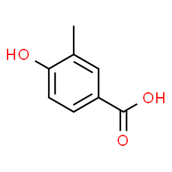 ChemSpider 2D Image | 3-Methyl-4-hydroxybenzoic acid | C8H8O3