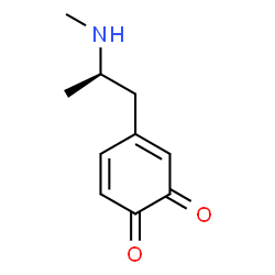 ChemSpider 2D Image | 4-[(2R)-2-(Methylamino)propyl]-1,2-benzoquinone | C10H13NO2