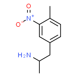 ChemSpider 2D Image | 1-(4-Methyl-3-nitrophenyl)-2-propanamine | C10H14N2O2