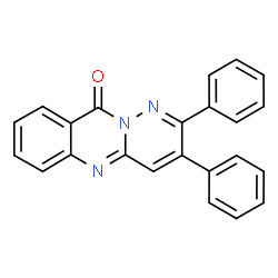 ChemSpider 2D Image | 2,3-Diphenyl-10H-pyridazino[6,1-b]quinazolin-10-one | C23H15N3O
