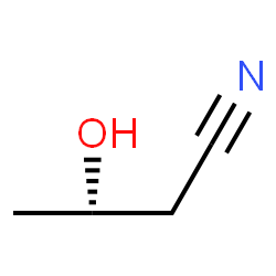 ChemSpider 2D Image | (3S)-3-Hydroxybutanenitrile | C4H7NO