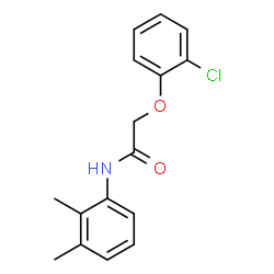 ChemSpider 2D Image | 2-(2-Chlorophenoxy)-N-(2,3-dimethylphenyl)acetamide | C16H16ClNO2