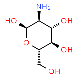 ChemSpider 2D Image | 2-Amino-2-deoxy-alpha-L-glucopyranose | C6H13NO5