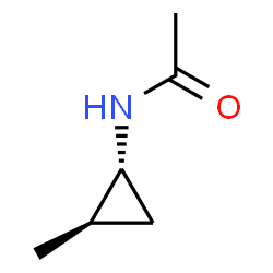 ChemSpider 2D Image | N-[(1R,2R)-2-Methylcyclopropyl]acetamide | C6H11NO
