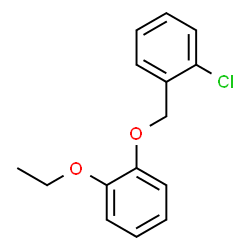ChemSpider 2D Image | 1-Chloro-2-[(2-ethoxyphenoxy)methyl]benzene | C15H15ClO2
