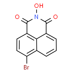 ChemSpider 2D Image | 6-Bromo-2-hydroxy-1H-benzo[de]isoquinoline-1,3(2H)-dione | C12H6BrNO3