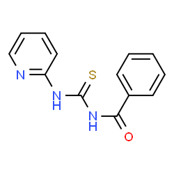 ChemSpider 2D Image | N-benzoyl-N'-(2-pyridyl)thiourea | C13H11N3OS
