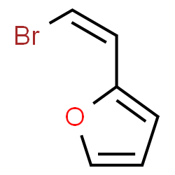 ChemSpider 2D Image | 2-[(Z)-2-Bromovinyl]furan | C6H5BrO