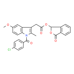 ChemSpider 2D Image | Talmetacin | C27H20ClNO6