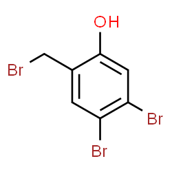 ChemSpider 2D Image | 4,5-Dibromo-2-(bromomethyl)phenol | C7H5Br3O