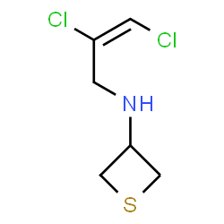 ChemSpider 2D Image | N-[(2E)-2,3-Dichloro-2-propen-1-yl]-3-thietanamine | C6H9Cl2NS