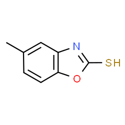 ChemSpider 2D Image | 5-Methylbenzo[d]oxazole-2(3H)-thione | C8H7NOS