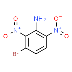 ChemSpider 2D Image | 3-Bromo-2,6-dinitroaniline | C6H4BrN3O4