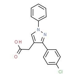 ChemSpider 2D Image | Lonazolac | C17H13ClN2O2